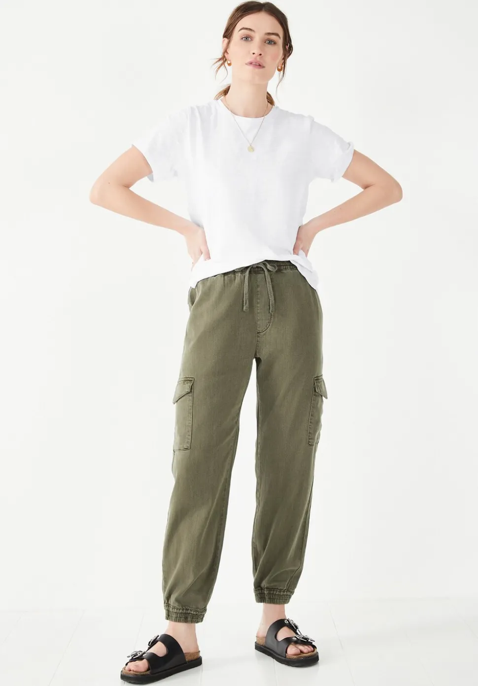Washed Cargo Trousers