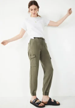 Washed Cargo Trousers
