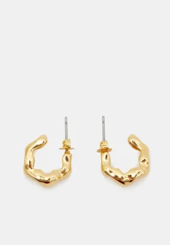 Wave Huggie Hoop Earrings