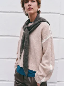 Whitney Whipstitch Knitted Jumper
