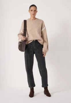 Whitney Whipstitch Knitted Jumper
