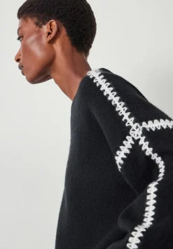 Whitney Wool Blend Stitch Detail Jumper