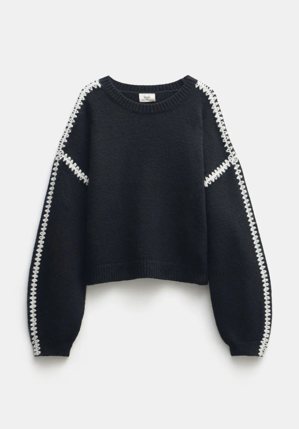 Whitney Wool Blend Stitch Detail Jumper