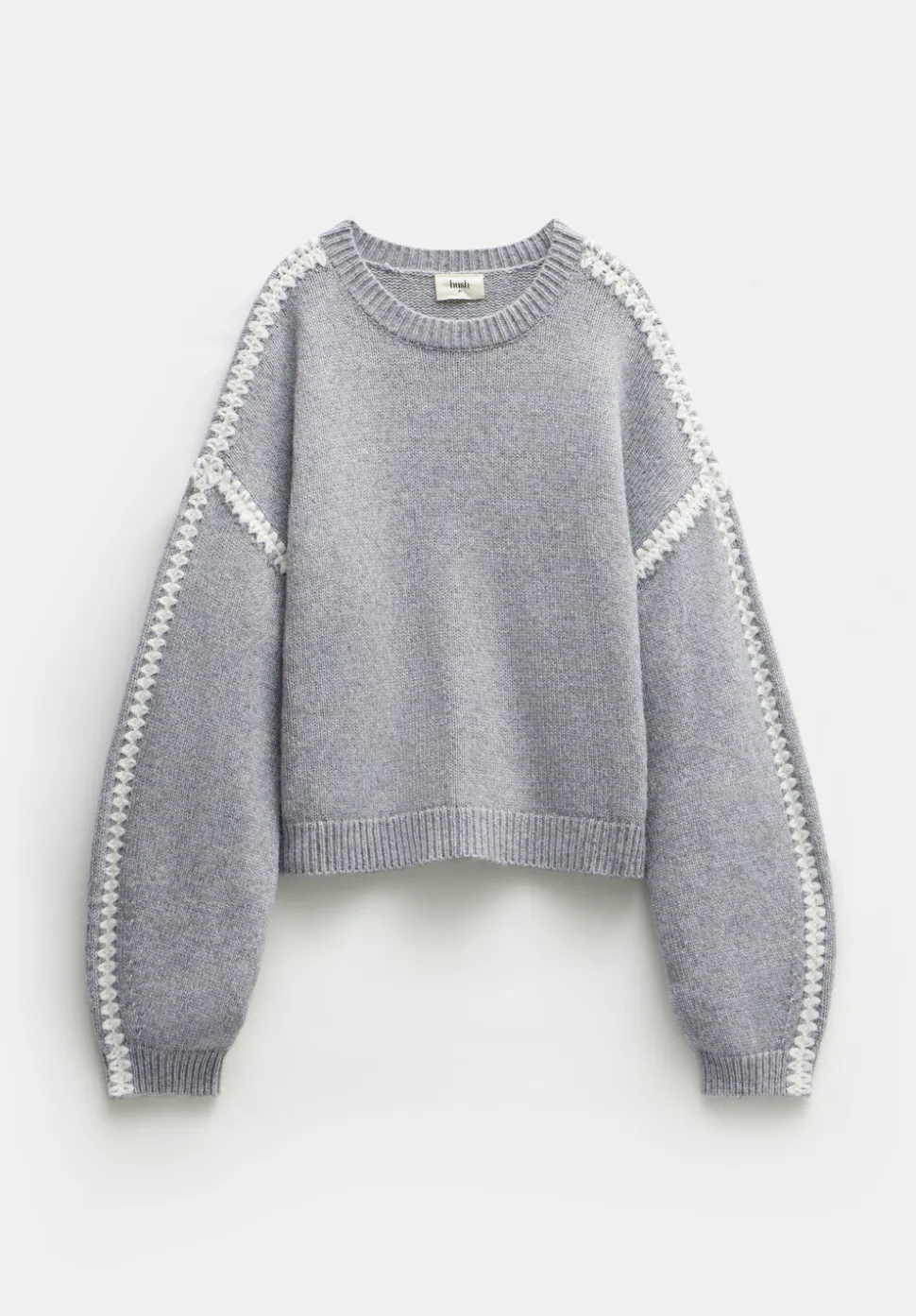 Whitney Wool Blend Stitch Detail Jumper