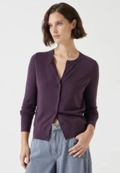 Wool Blend Slim Knitted Cardigan