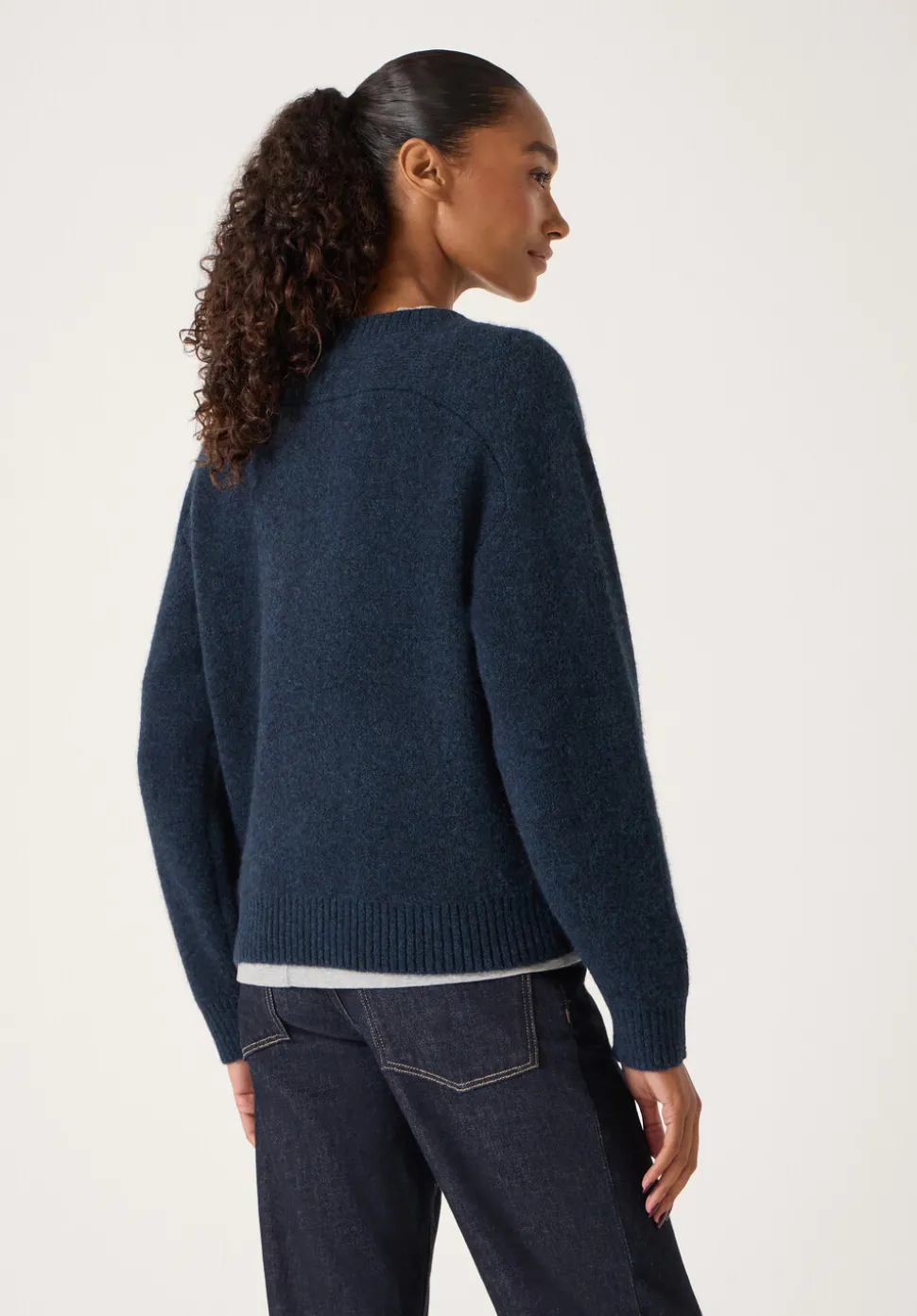 Wool Blend Star Jacquard Jumper