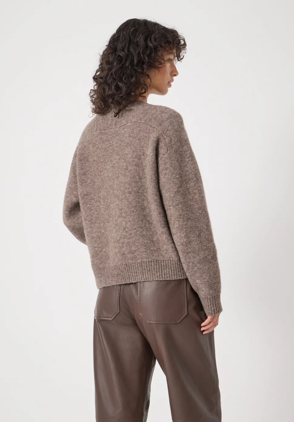 Wool Blend Star Jacquard Jumper