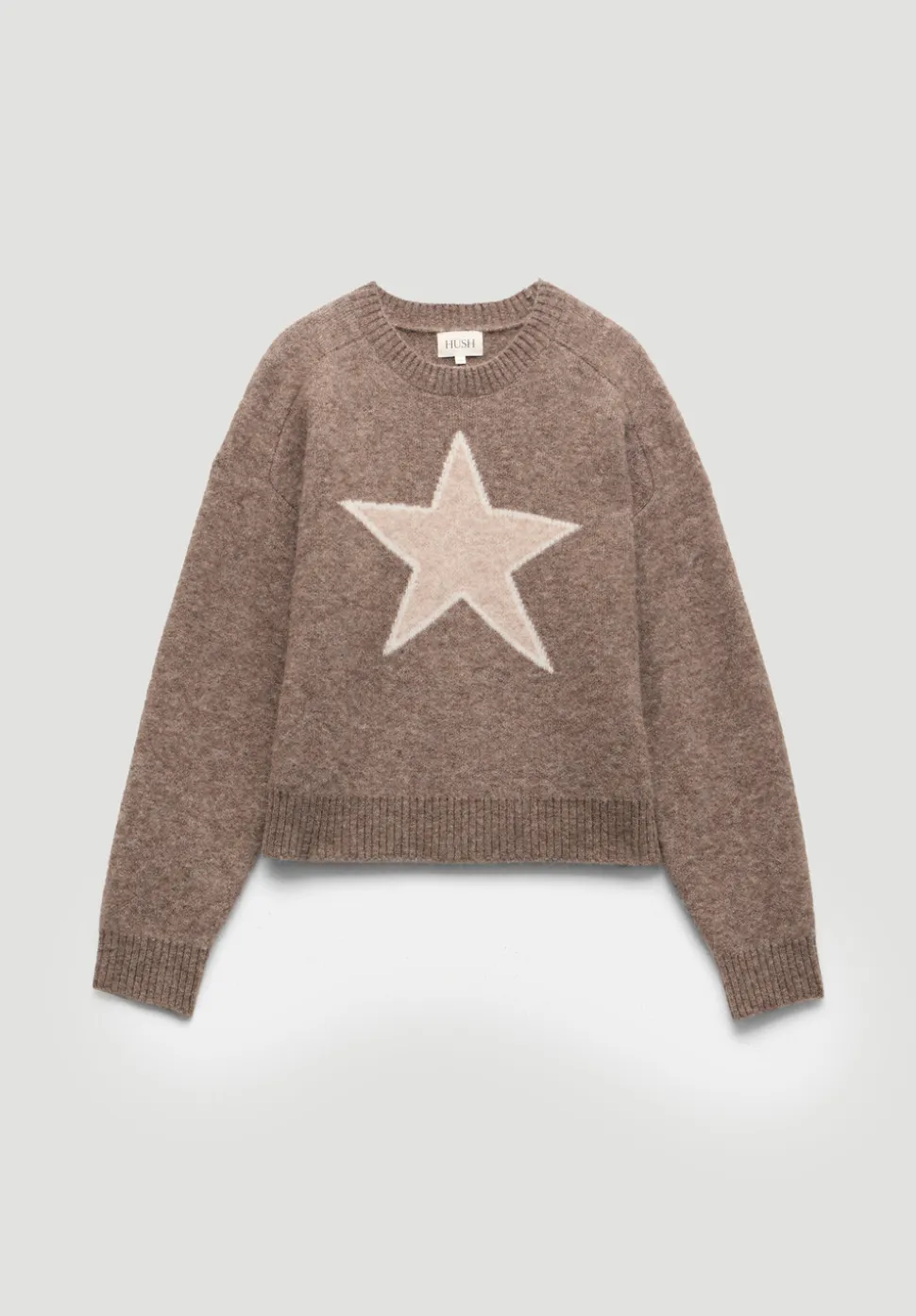 Wool Blend Star Jacquard Jumper