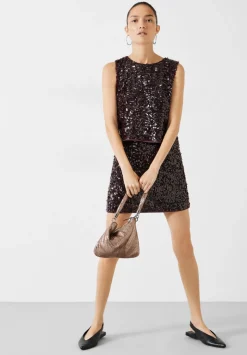 Zarina Sequin Top