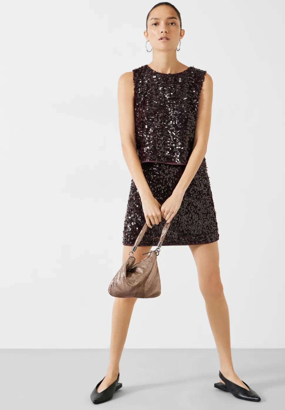 Zarina Sequin Top