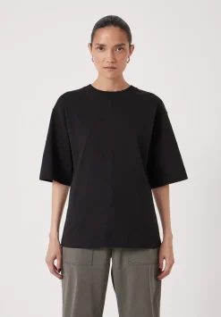 Zip Back Cotton T-Shirt